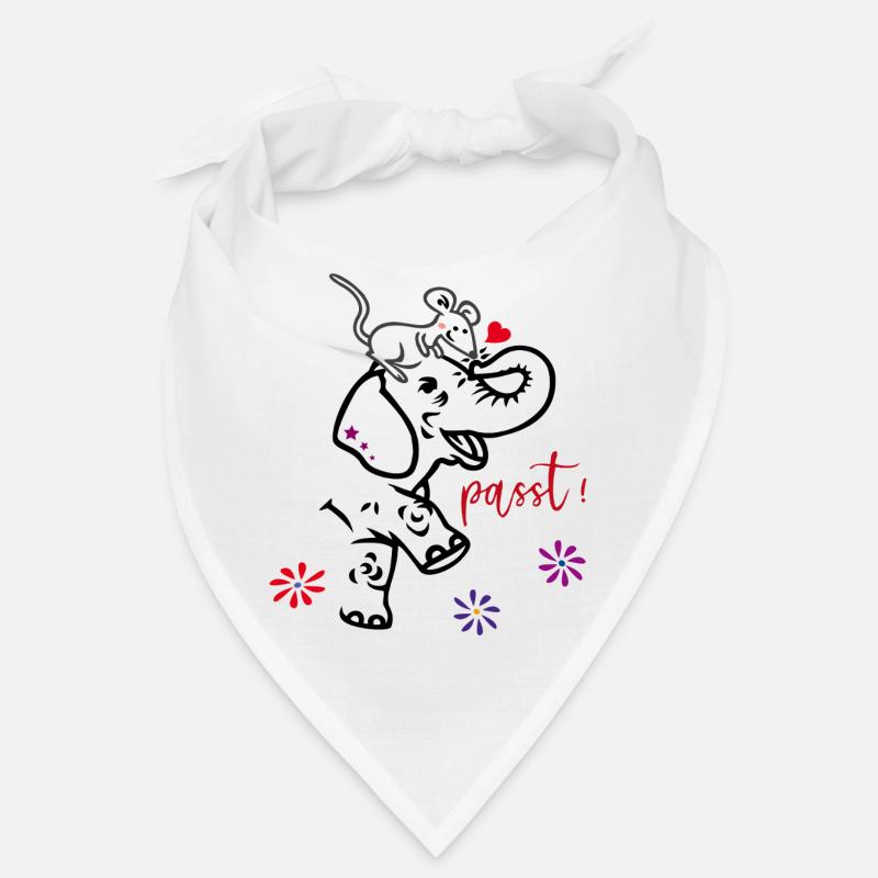 Elefant und Maus Bandana
