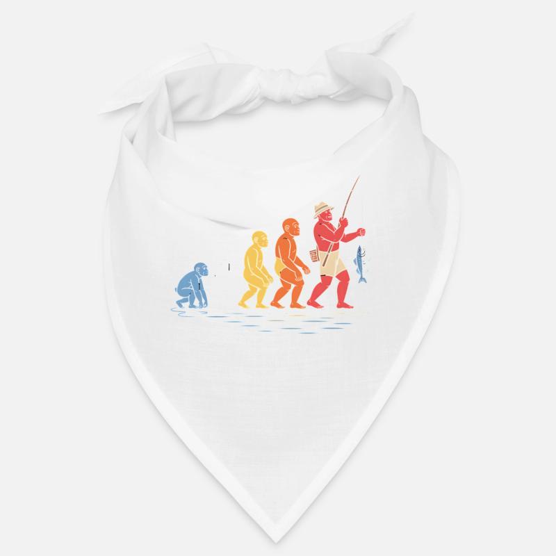 Die Evolution des lustigen menschlichen Fischerfischens Bandana