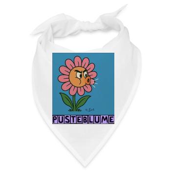 Pusterblume by Rico Beck - Bandana - Weiß - Vorne
