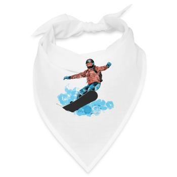 Snowboarding - Bandana - Weiß - Vorne
