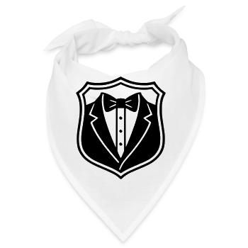 Der Bräutigam - Bandana - Weiß - Vorne