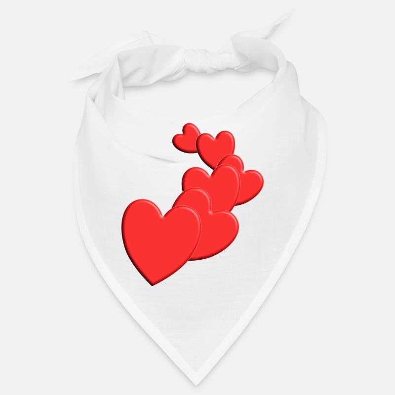 Coeurs mignons Love Design Bandana