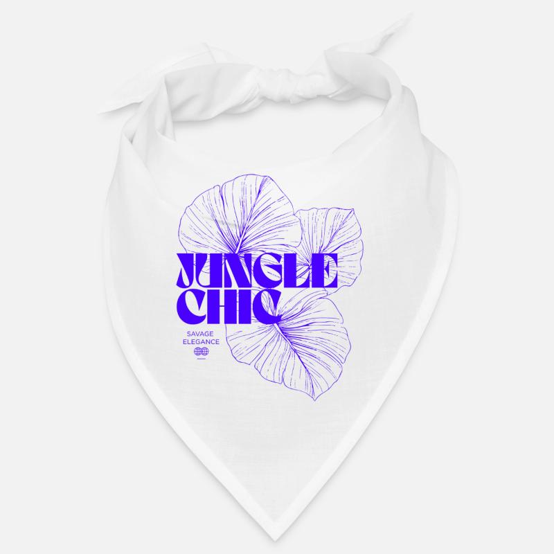 Vivid Botanical Monstera Leaf Design Bandana
