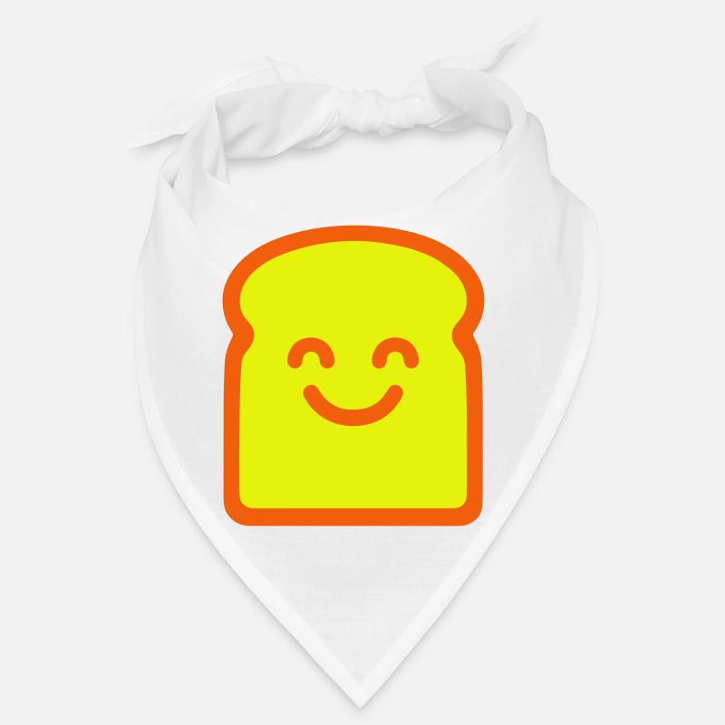 Smiling Toast Face Bandana