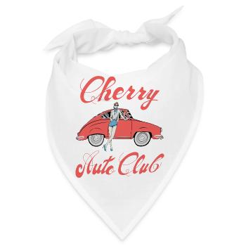 Cherry Auto Club - Bandana - Weiß - Vorne