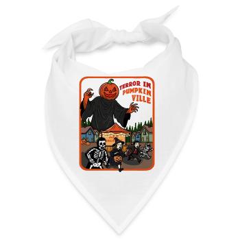 Terror in Pumpkinville - Bandana - Weiß - Vorne