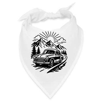 Oldtimer - Bandana - Weiß - Vorne