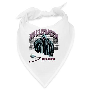 Halloween Geist Erwacht - Bandana - Weiß - Vorne