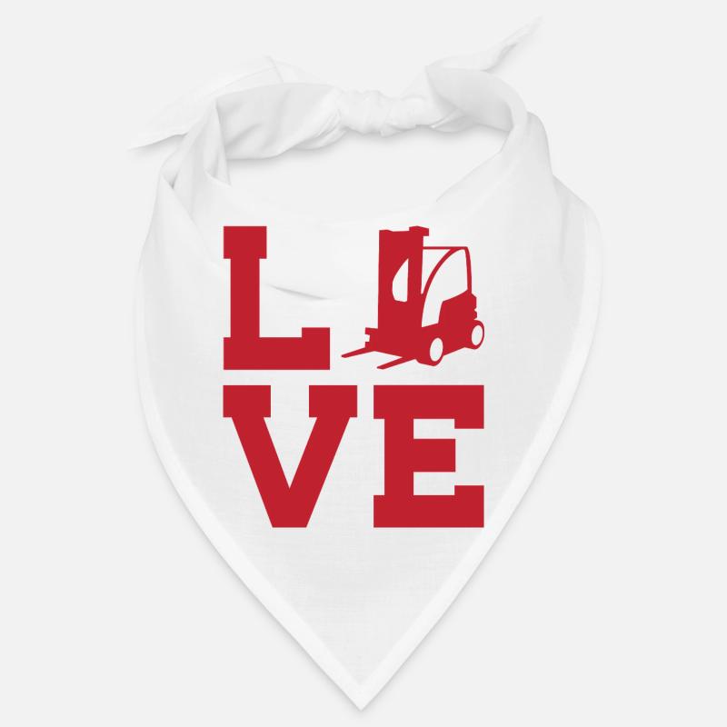 Love for warehouse and freight forwarding – forklift trucks Bandana