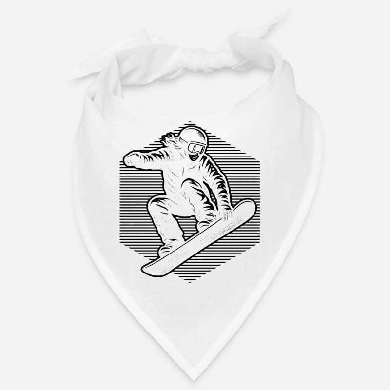 Conception de snowboarder Bandana