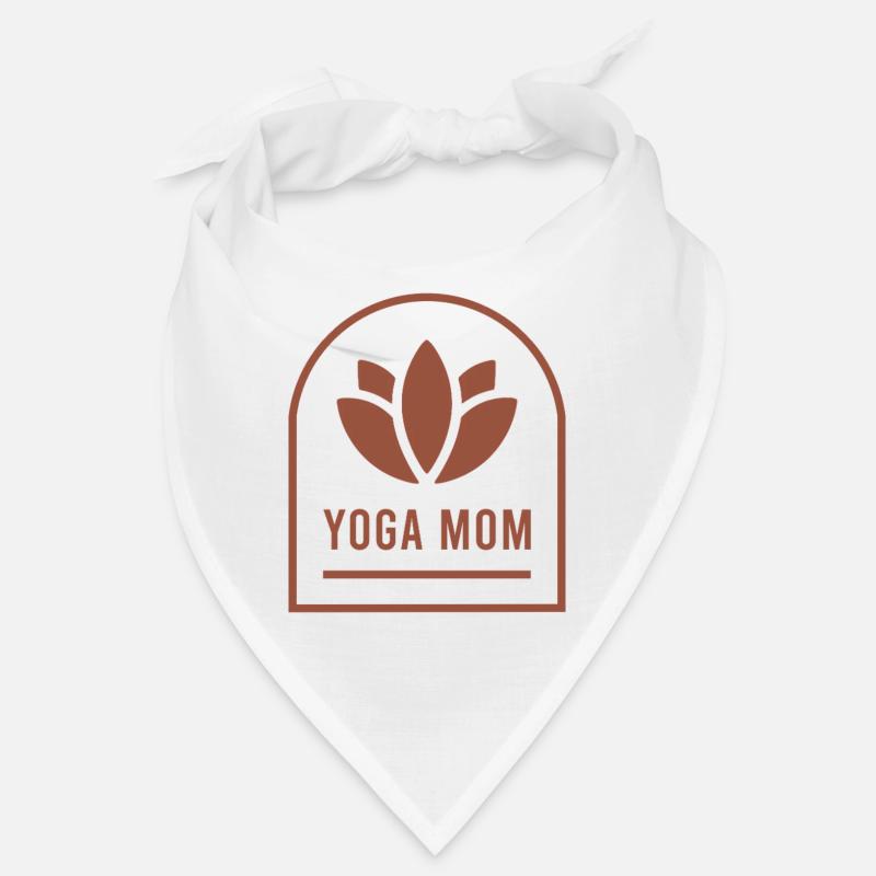 Yoga-Mama-Yogi-Mutter-Lotusblüte-Boho-Ästhetik Bandana
