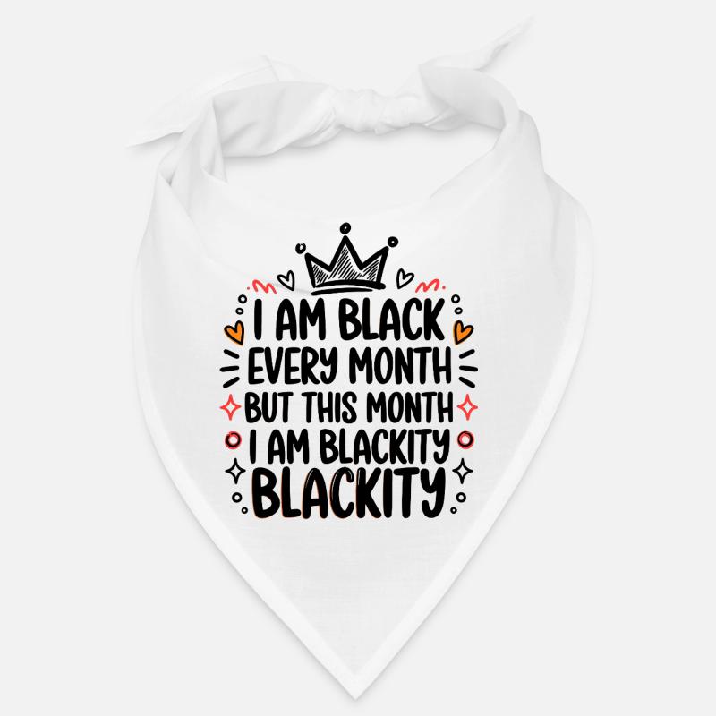 Ich bin jeden Monat Schwarz Schwarze Schwarze Krone Bandana