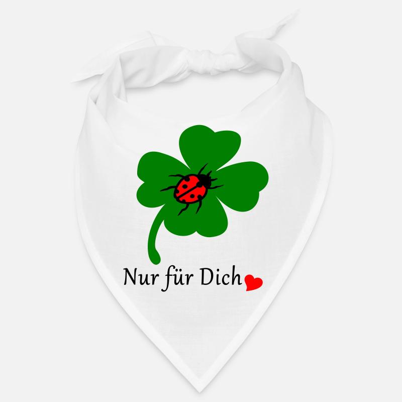 Trèfle avec coccinelle Bandana