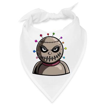 Vodoopuppe - Bandana - Weiß - Vorne