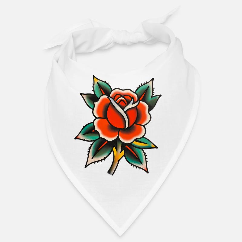 Rose Tatouée Classique Bandana