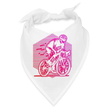 Ein Must Have für echte Rennrad - Bandana - Weiß - Vorne