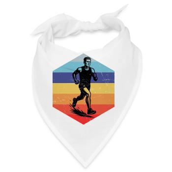 Running Liebe klarer Look für Rennen - Bandana - Weiß - Vorne