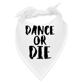 Humor Tanzstil Tippfehler Energetisch - Bandana - Weiß - Vorne