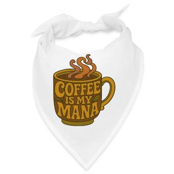 Kaffee ist meine Mana-Tasse - Bandana - Weiß - Vorne