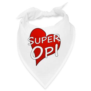 SUPER OPI - Bandana - Weiß - Vorne
