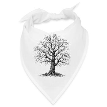 Eiche - Bandana - Weiß - Vorne