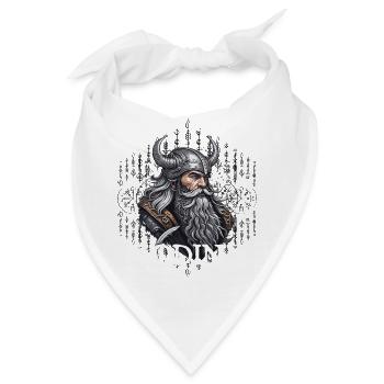 Gott viergibt Odin nicht - Bandana - Weiß - Vorne