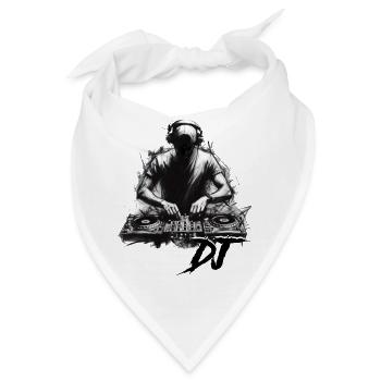DJ - Bandana - Weiß - Vorne