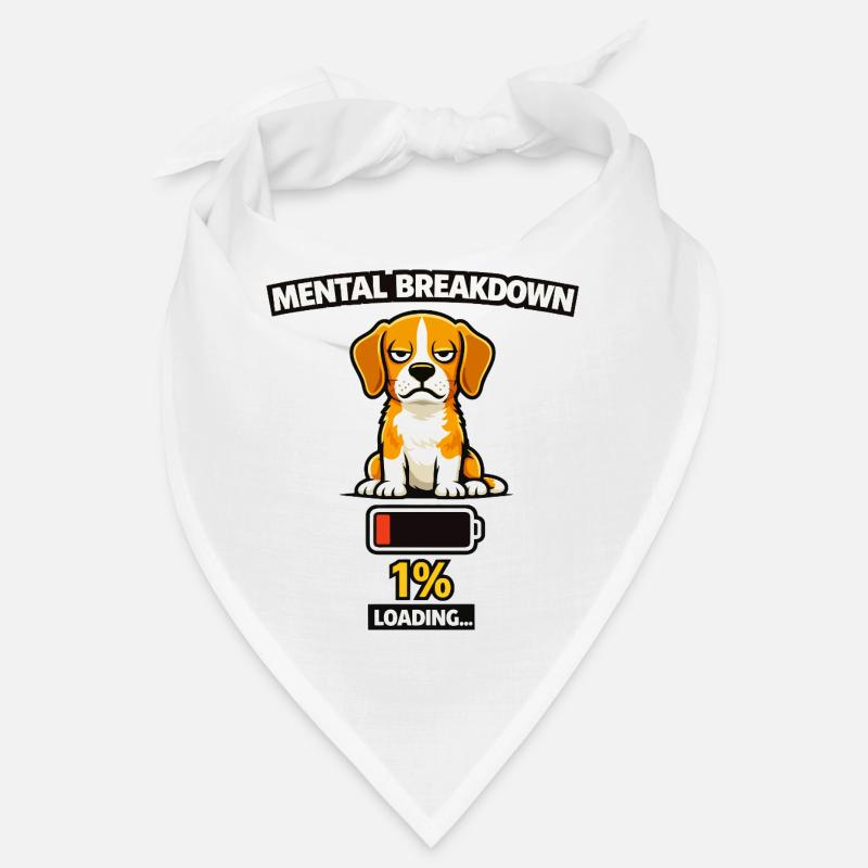 Mental Breakdown Beagle Loading Bandana