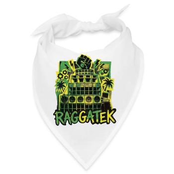 Raggatek Jungle Soundsystem - Bandana - Weiß - Vorne