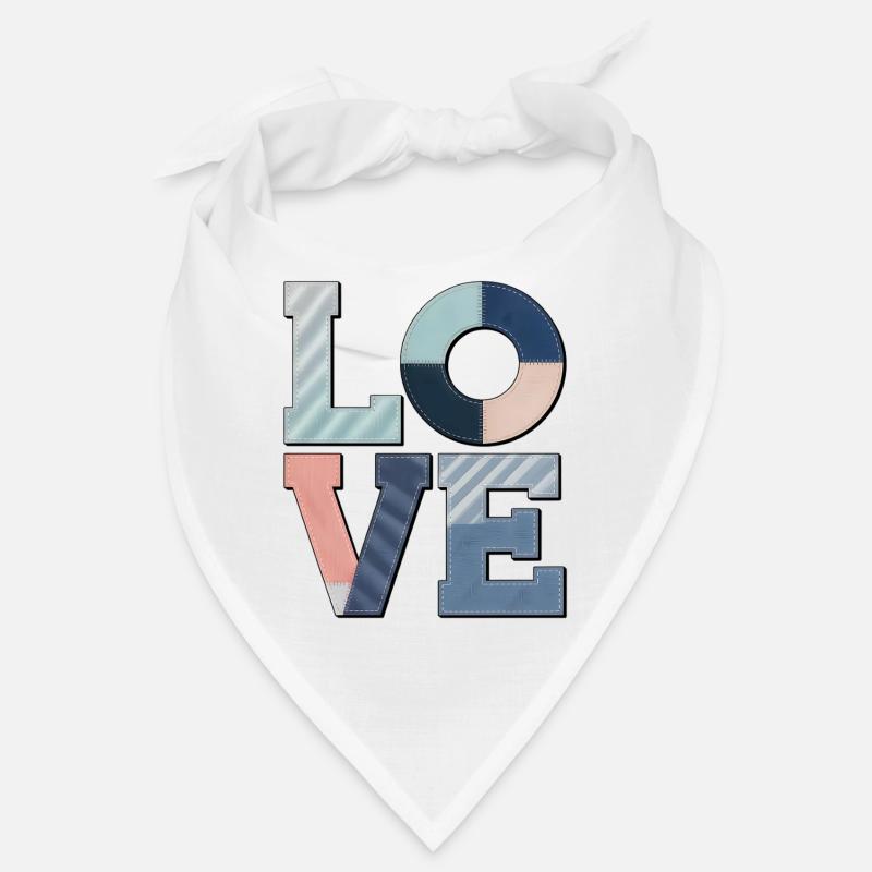 Love Design Geschenkidee Bunter Stoff Look Bandana