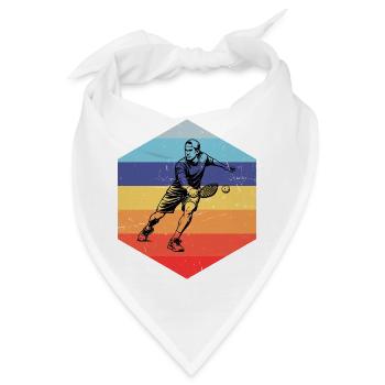 Pickleball Community Geschenkidee für den Vatertag - Bandana - Weiß - Vorne