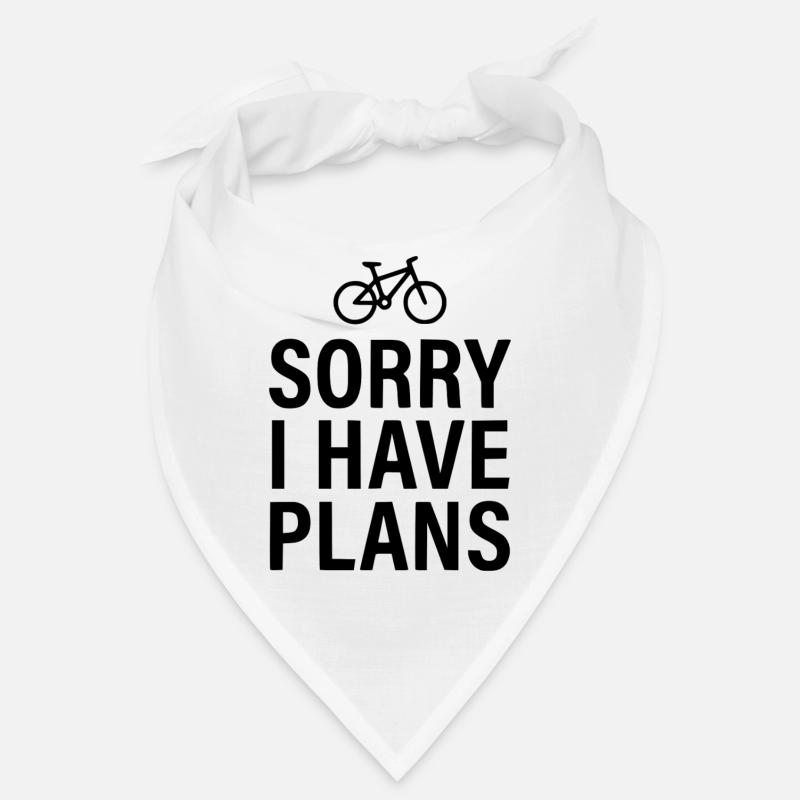 Fahrrad Sorry I Have Plans MTB Witzig Bandana