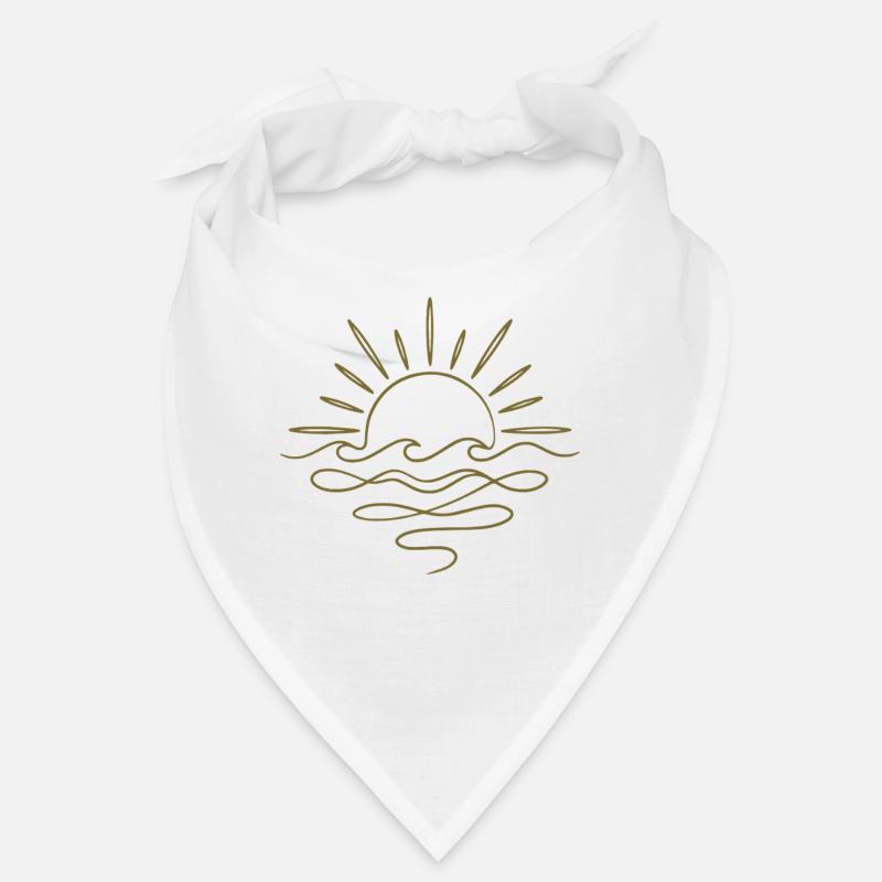 Boho Sonne und Meer Bandana