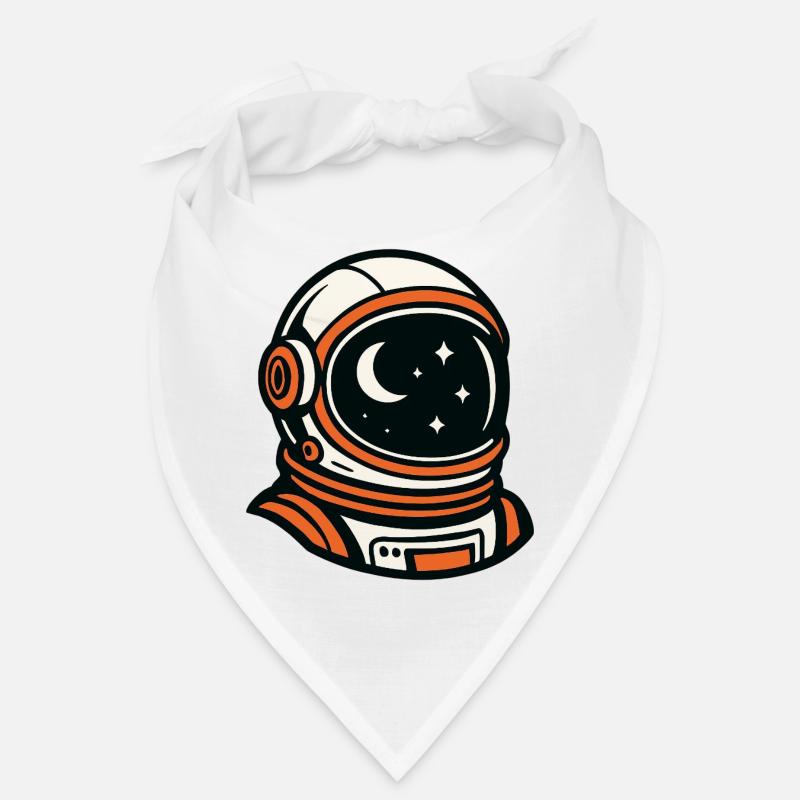 Astronaut in the night sky Bandana