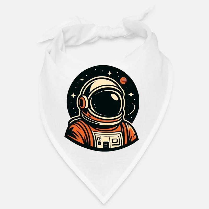 Orange astronaut in space Bandana
