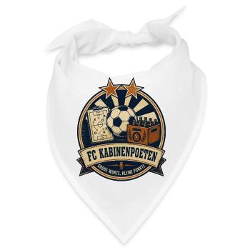 FC Kabinenpoeten - Bandana - Weiß - Vorne