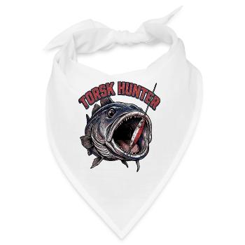 Norwegen Dorsch - Bandana - Weiß - Vorne
