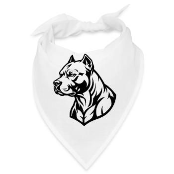 Staffordshire-Mitarbeiter - Bandana - Weiß - Vorne