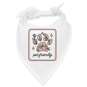 Haustierfreundlich - Bandana - Weiß - Vorne