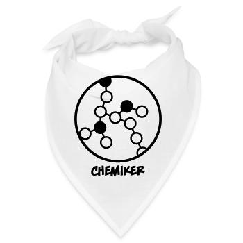 Chemiker - Bandana - Weiß - Vorne