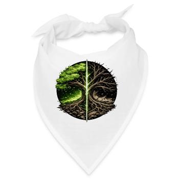 Dual Tree Tag-Nacht-Splitter - Bandana - Weiß - Vorne
