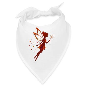 Fee Herbst Herbstfee – Wünsche & Loslassen - Bandana - Weiß - Vorne