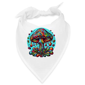 MUSHROOM - Bandana - Weiß - Vorne