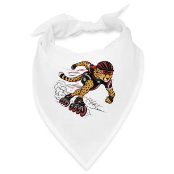 Speedskating Gepard Highspeed Inline - Bandana - Weiß - Vorne