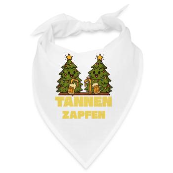 Tannen Zapfen Bierduo - Bandana - Weiß - Vorne