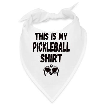 Pickleball Spielerin Spieler - Bandana - Weiß - Vorne