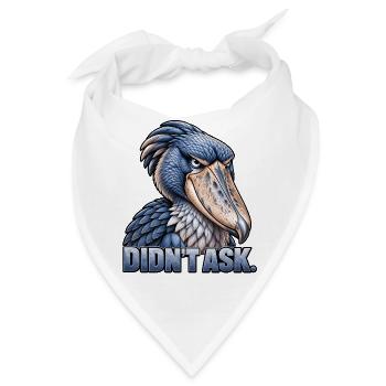 Shoebill – Hat nicht gefragt - Bandana - Weiß - Vorne