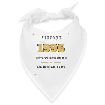 Jahrgang 1996 Bis zur Perfektion gereift - Bandana - Weiß - Vorne