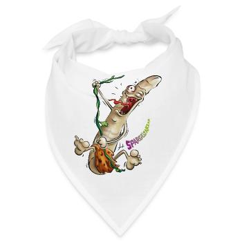 Spargeltarzan - Bandana - Weiß - Vorne