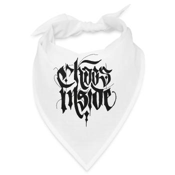 Chaos Inside - Bandana - Weiß - Vorne